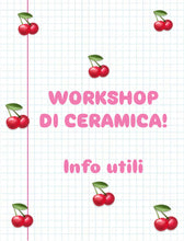 Charger l'image dans la galerie, Workshop di ceramica
