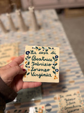 Carica l&#39;immagine nel visualizzatore di Gallery, Targhetta personalizzabile
