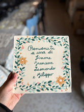 Carica l&#39;immagine nel visualizzatore di Gallery, Targhetta personalizzabile
