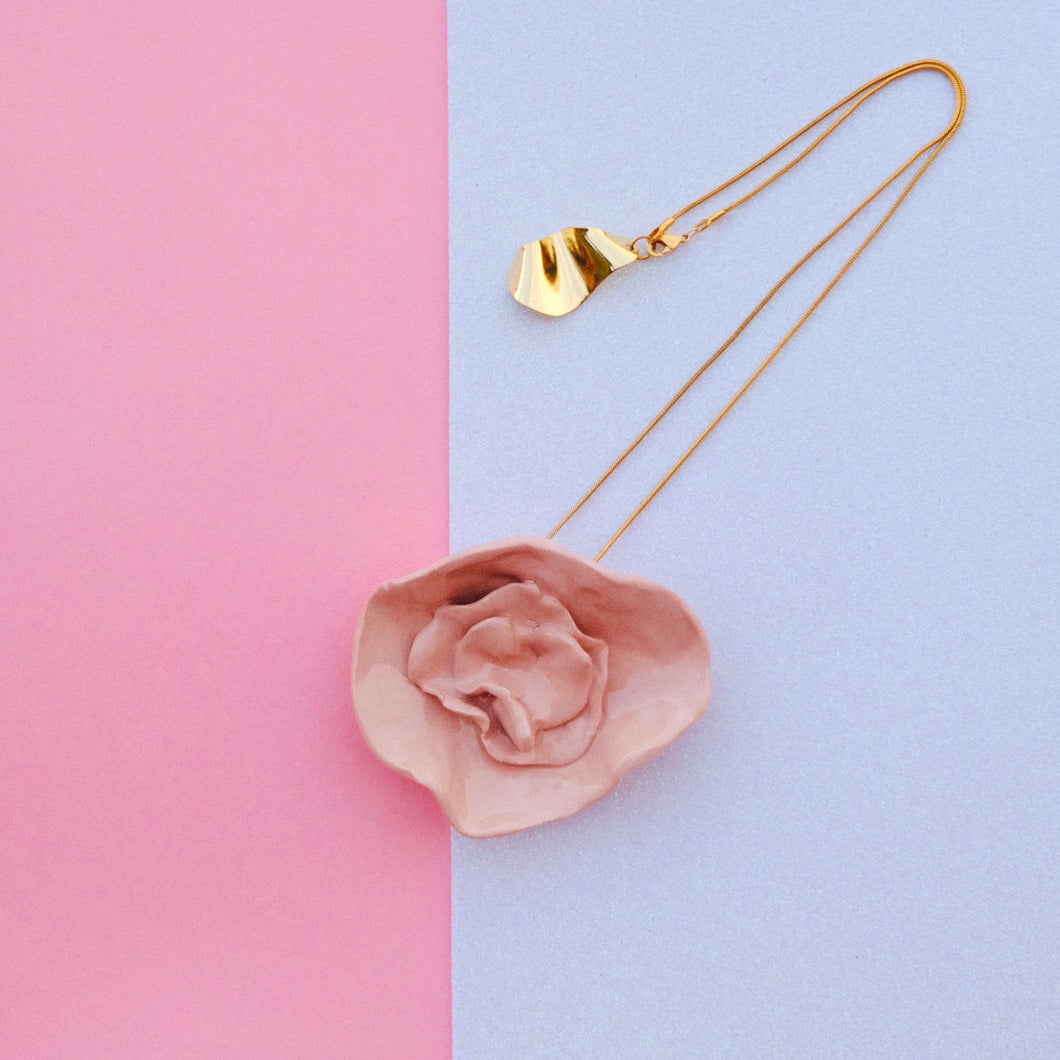 Ciondolo Fiore Rosa