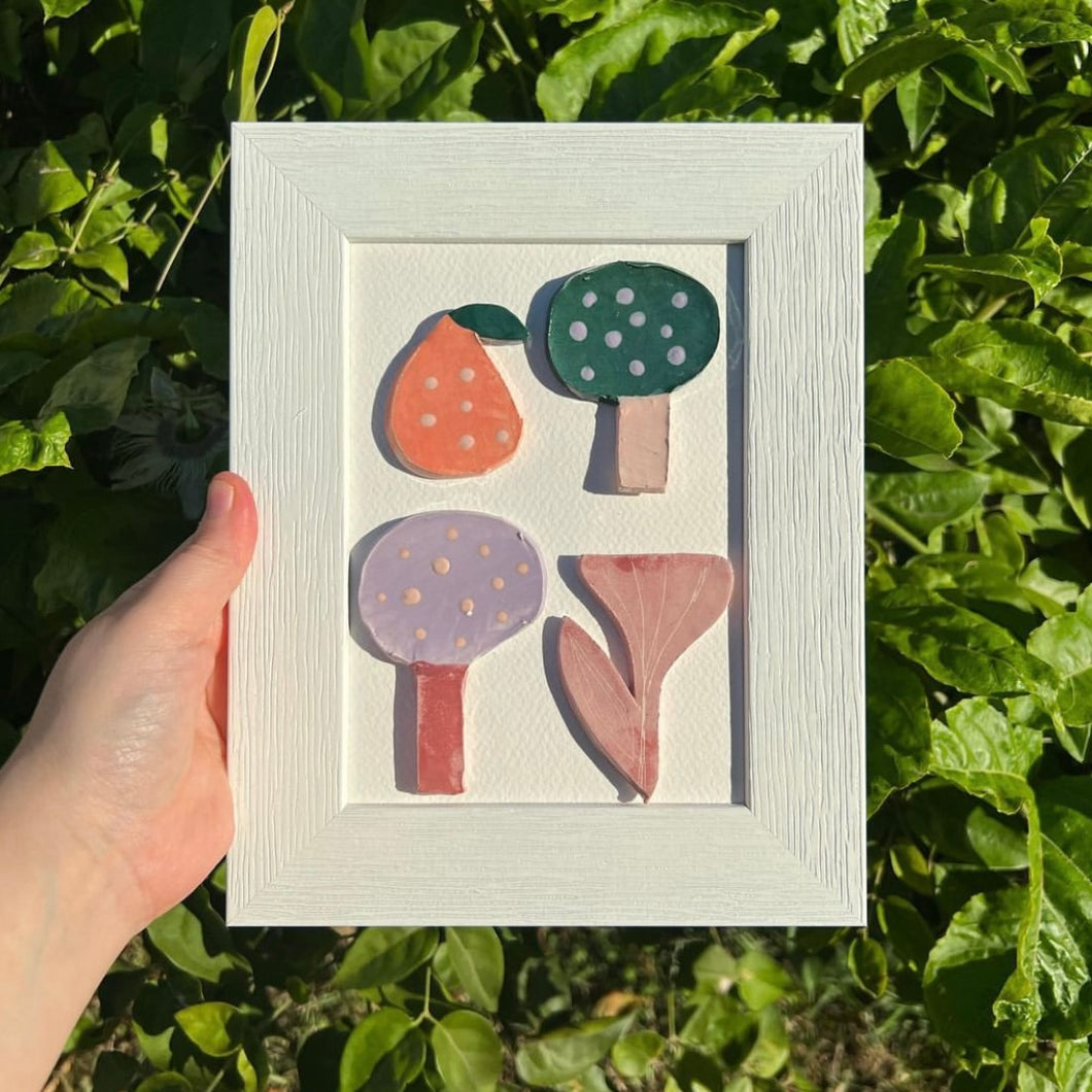 Quadretti fiori e frutti